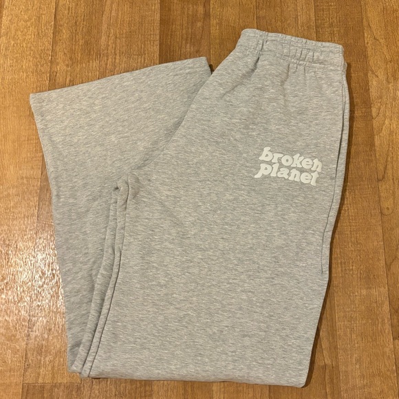 Brand New Broken Planet Sweatpants - Grey - Picture 1 of 7